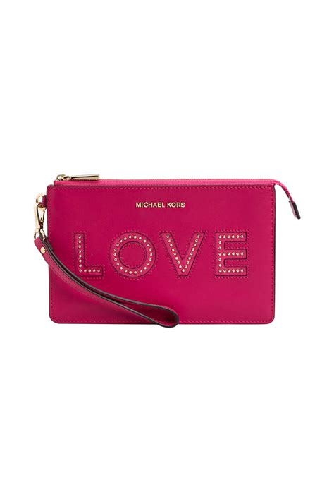 michael michael kors magenta clutch|Michael Kors clutch crossbody.